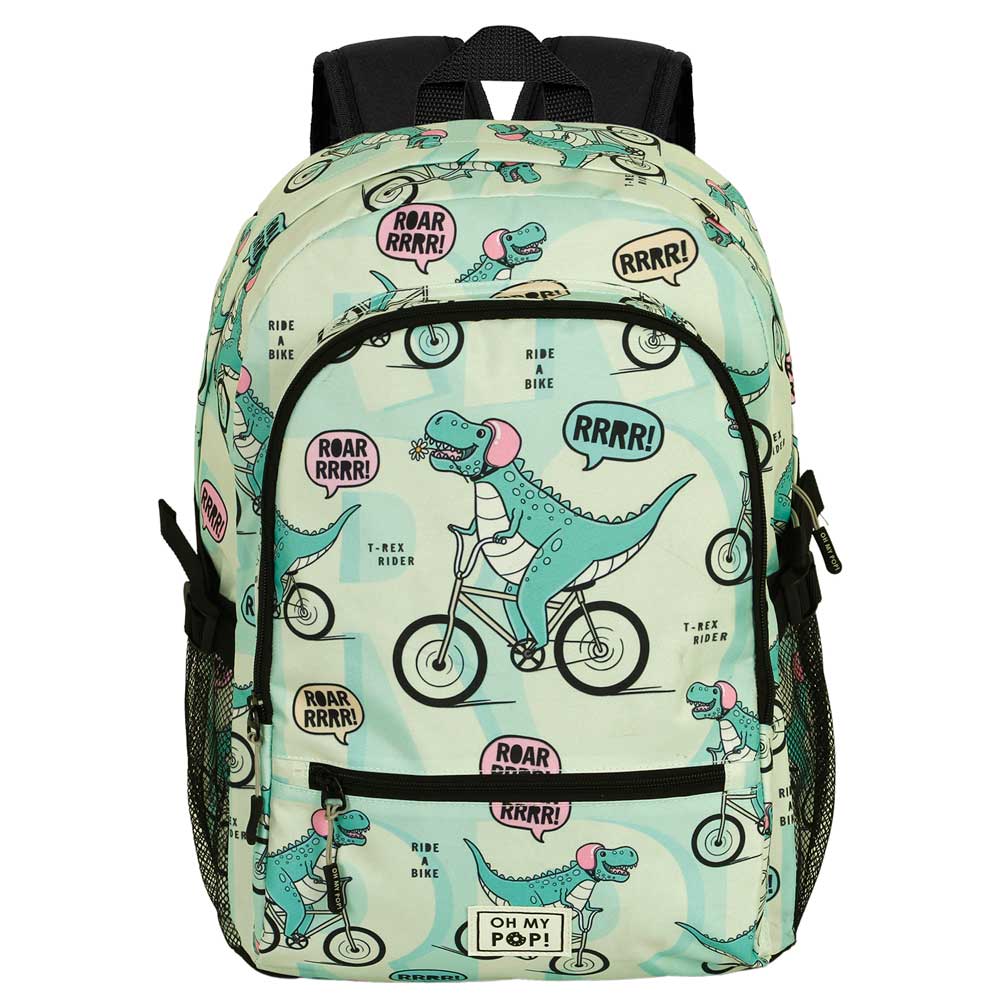 Oh My Pop! Dinorrr-Mochila Fight FAN 2.0, Verde - Imagen 3