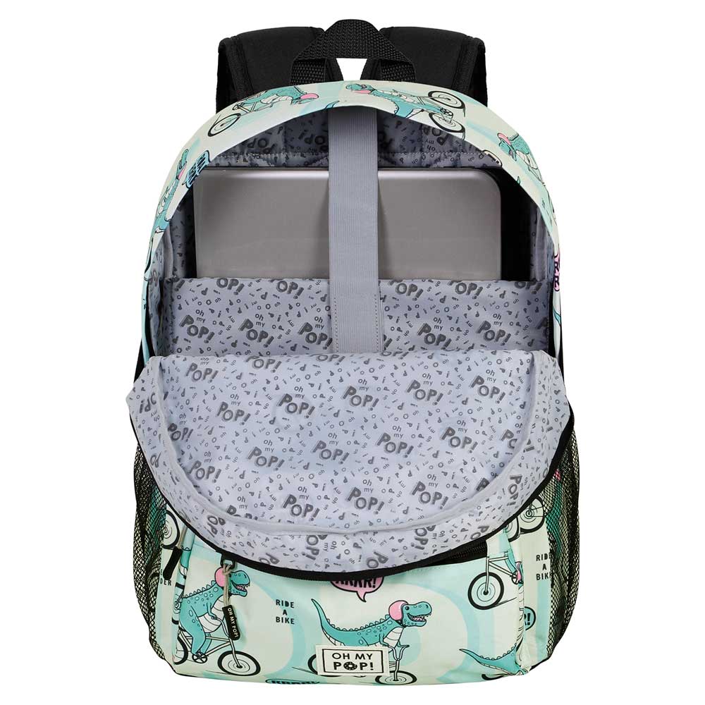 Oh My Pop! Dinorrr-Mochila Fight FAN 2.0, Verde - Imagen 5
