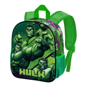 Marvel Hulk Destroyer-Mochila 3D Pequeña, Verde