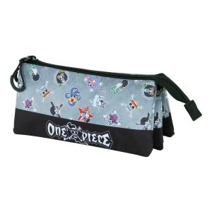 One Piece Skull Symbols-Portatodo Triple FAN 2.0, Gris