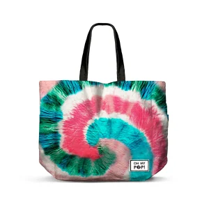 Oh My Pop! Voyage-Bolsa de la Compra Tote Shopping FAN Horizontal, Negro
