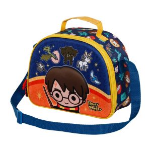 Harry Potter Crest-Bolsa Portamerienda 3D, Naranja