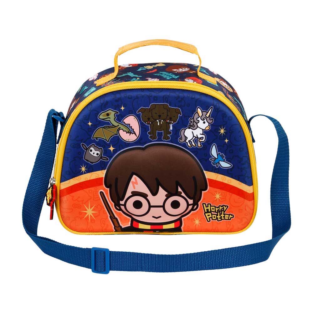 Harry Potter Crest-Bolsa Portamerienda 3D, Naranja - Imagen 3