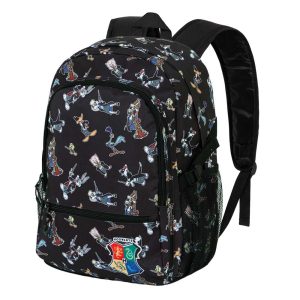 Looney Tunes Harry Tunes-Mochila Fight FAN 2.0, Negro