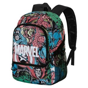 Marvel Heroes-Mochila Fight FAN 2.0, Multicolor