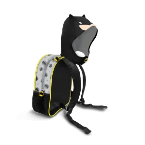 DC Comics Batman Chibi-Mochila con Capucha Hood, Gris