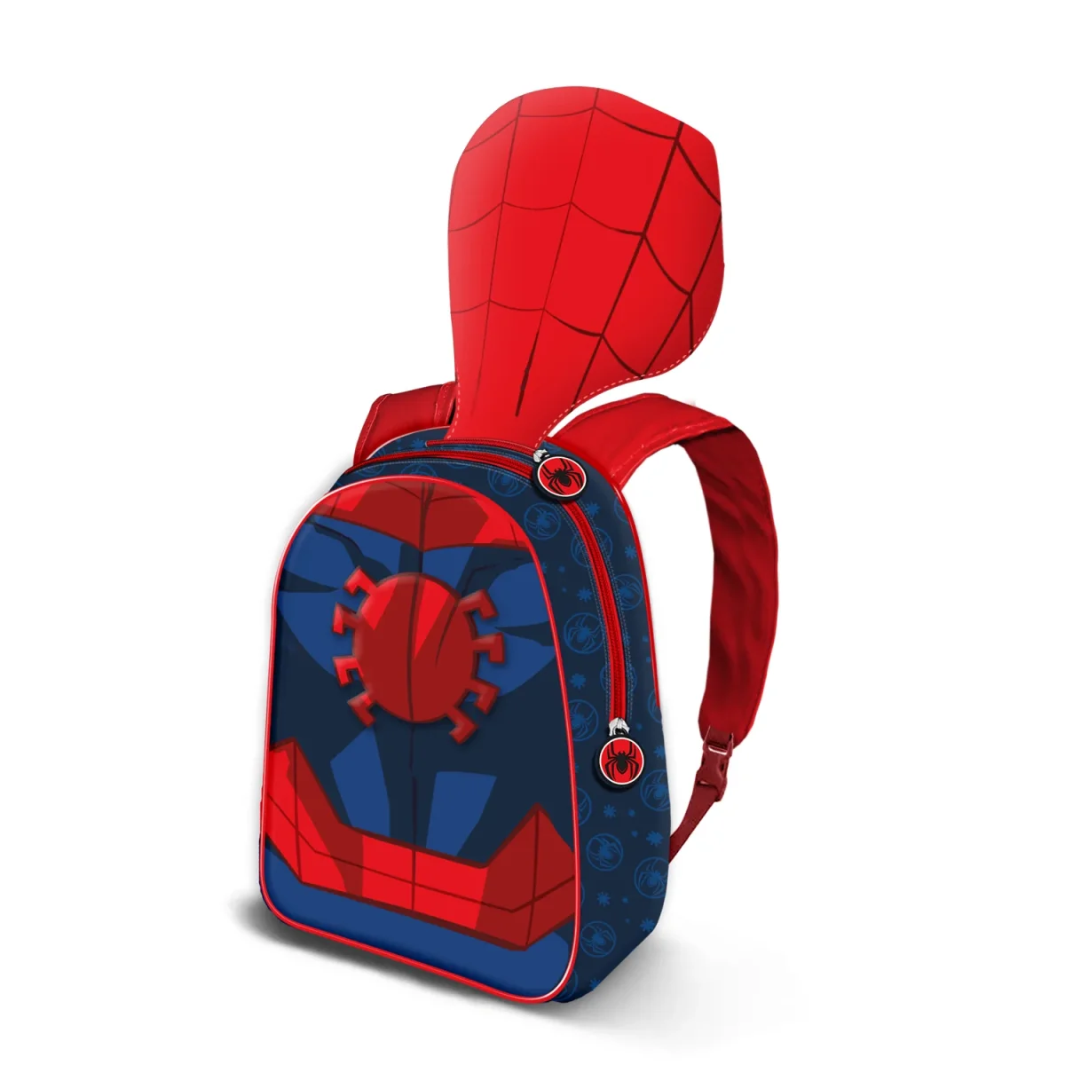 Spider-Man Gaze – Mochila Infantil con Capucha Disfraz, Rojo | Licencia Oficial Marvel - Imagen 3