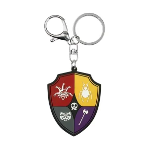 Wednesday Miércoles Crest-Llavero Brand, Multicolor