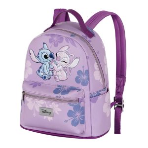 Disney Lilo y Stitch Stitch & Angel-Mochila Heady, Rosa