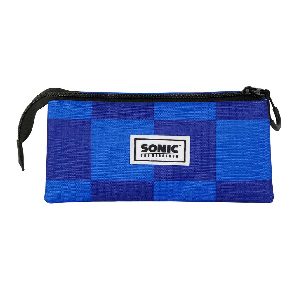 Sonic The Hedgehog - SEGA Sight-Estuche Portatodo Triple, Azul - Imagen 4