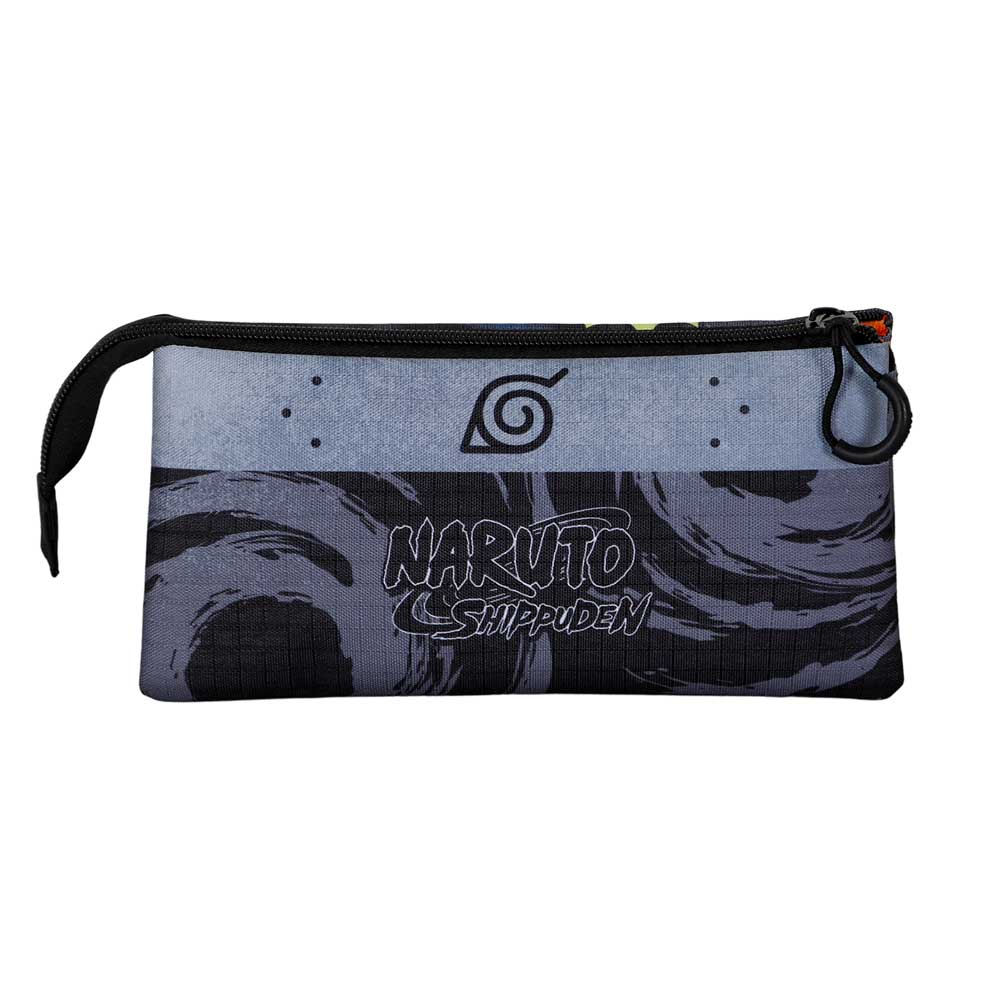 Naruto Kid-Estuche Portatodo Triple, Gris - Imagen 4