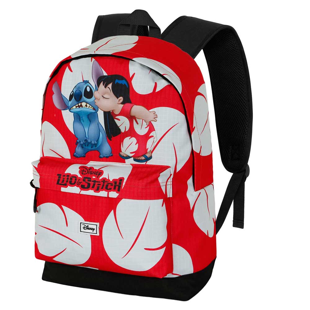 Disney Lilo y Stitch Kiss-Mochila HS FAN 2.2, Rojo