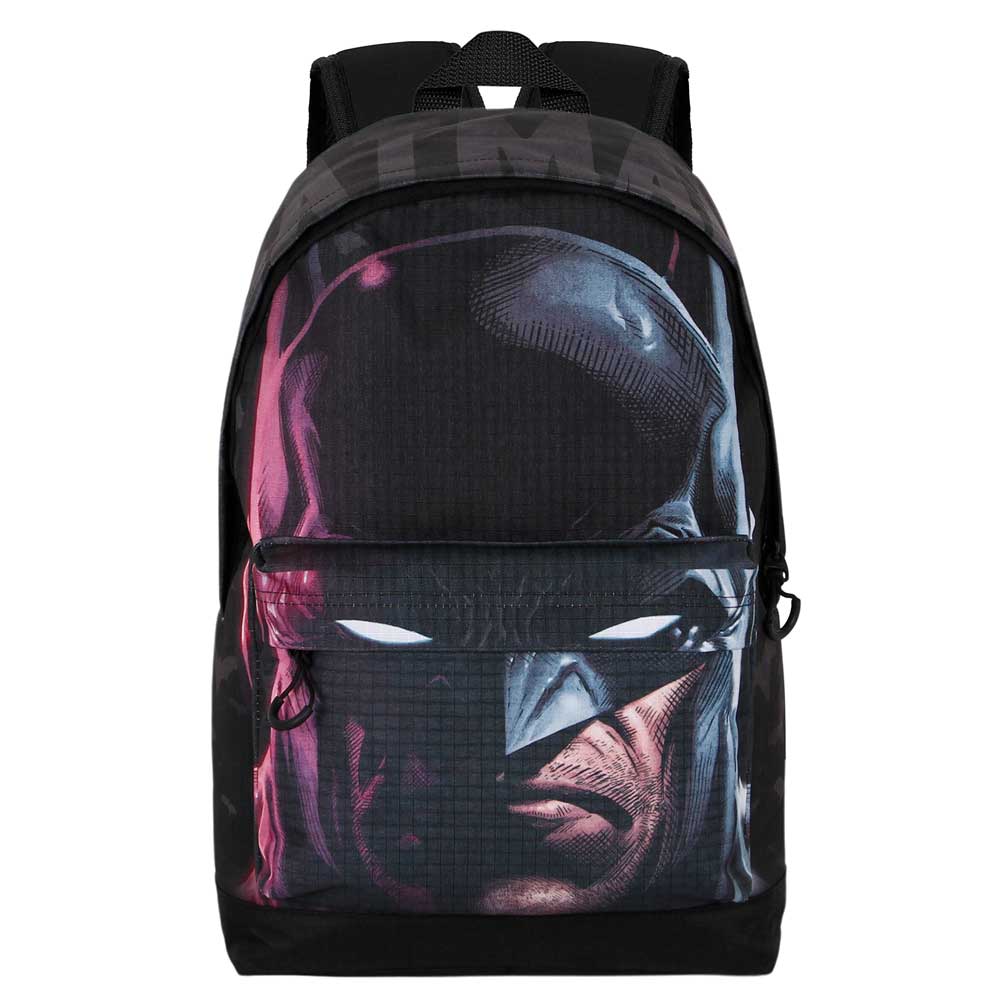 DC Comics Batman Face-Mochila HS FAN 2.2, Negro - Imagen 3