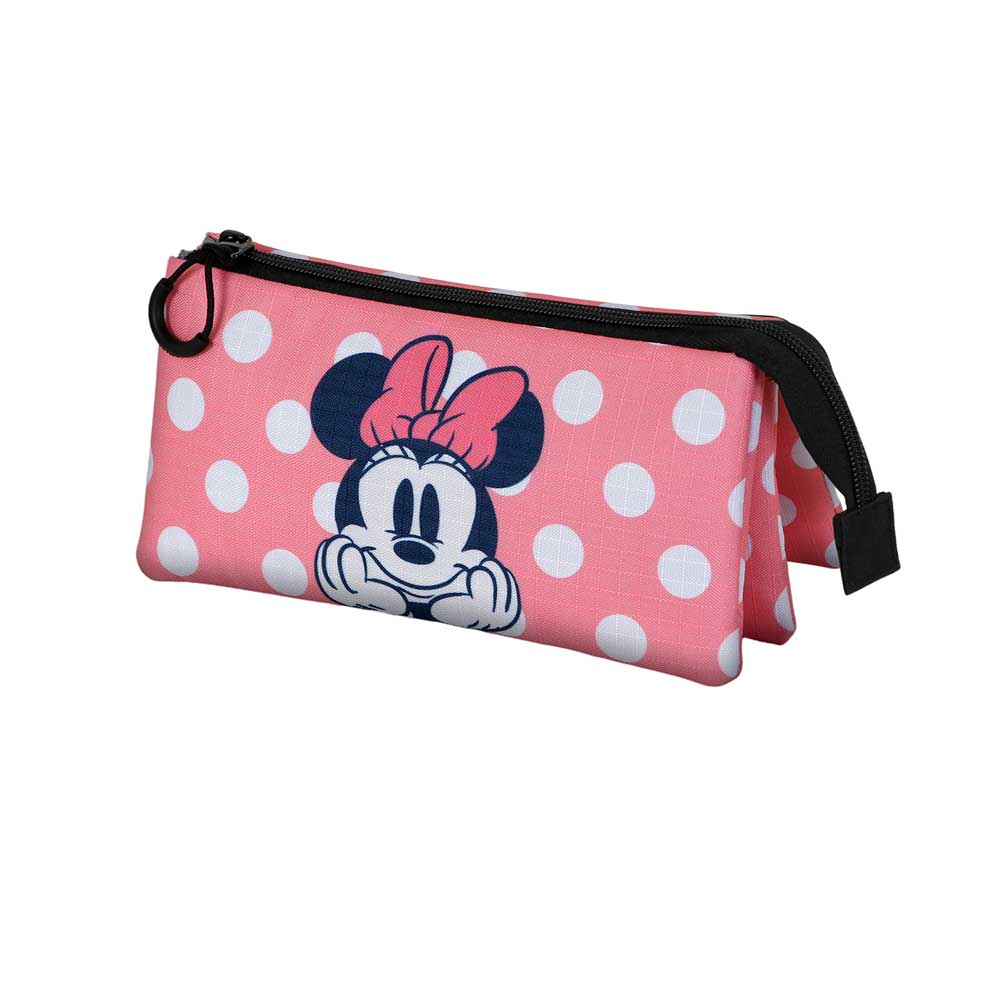 Disney Minnie Mouse Closer-Estuche Portatodo Triple, Rosa - Imagen 2