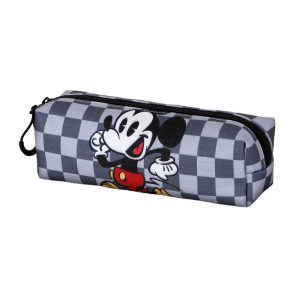 Disney Mickey Mouse Move-Estuche Portatodo Cuadrado FAN 2.2, Gris