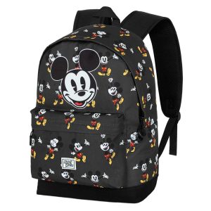 Disney Mickey Mouse Looks-Mochila HS PLUS, Negro