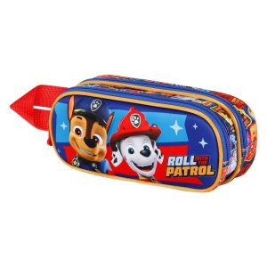 Paw Patrol La Patrulla Canina Duty-Estuche Portatodo 3D Doble, Multicolor