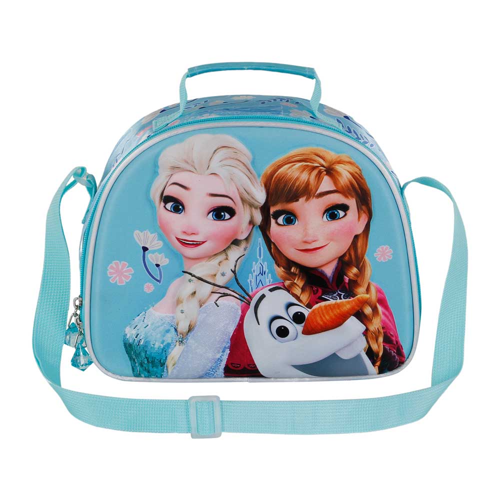 Disney Frozen 2 Happiness-Bolsa Portamerienda 3D, Turquesa - Imagen 3