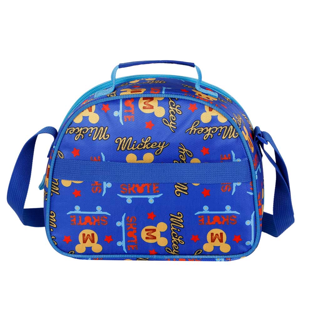 Disney Mickey Mouse Freestyle-Bolsa Portamerienda 3D, Azul - Imagen 4
