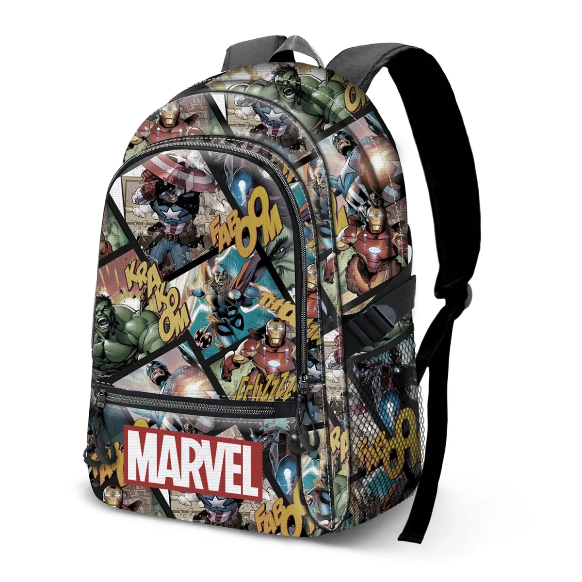 Marvel Los Vengadores React-Mochila Fight FAN 2.2, Multicolor - Imagen 2