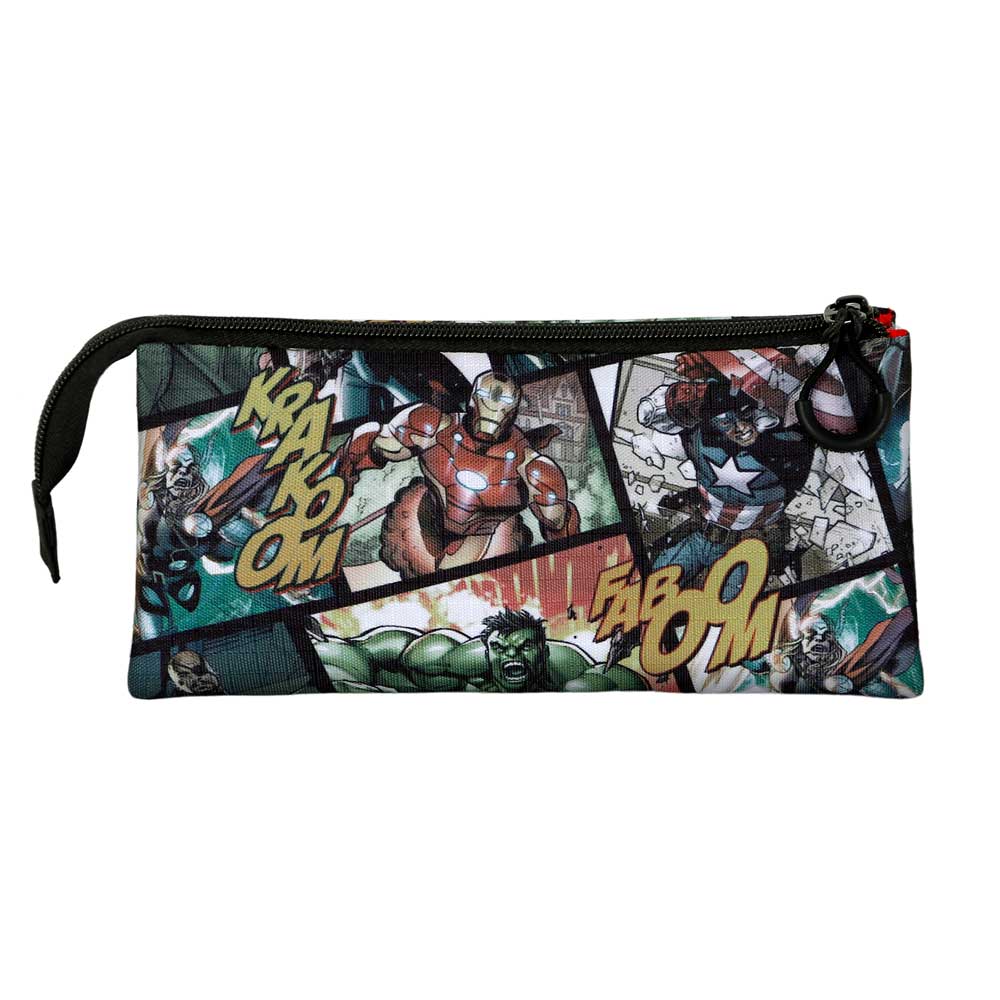 Marvel Los Vengadores React-Estuche Portatodo Triple, Multicolor - Imagen 4