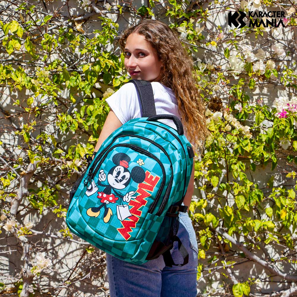 Disney Minnie Mouse Indigo-Mochila Running PLUS, Turquesa - Imagen 5