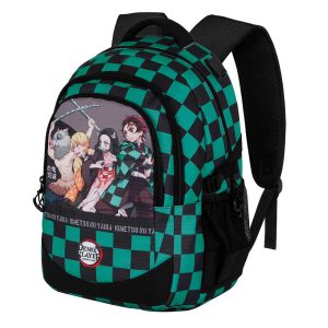 Demon Slayer Akushon-Mochila Running PLUS, Multicolor