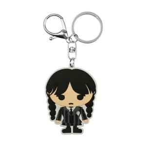 Wednesday Miércoles Chibi-Llavero Brand, Negro