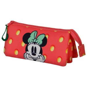 Disney Minnie Mouse Fresh-Estuche Portatodo Triple, Rosa