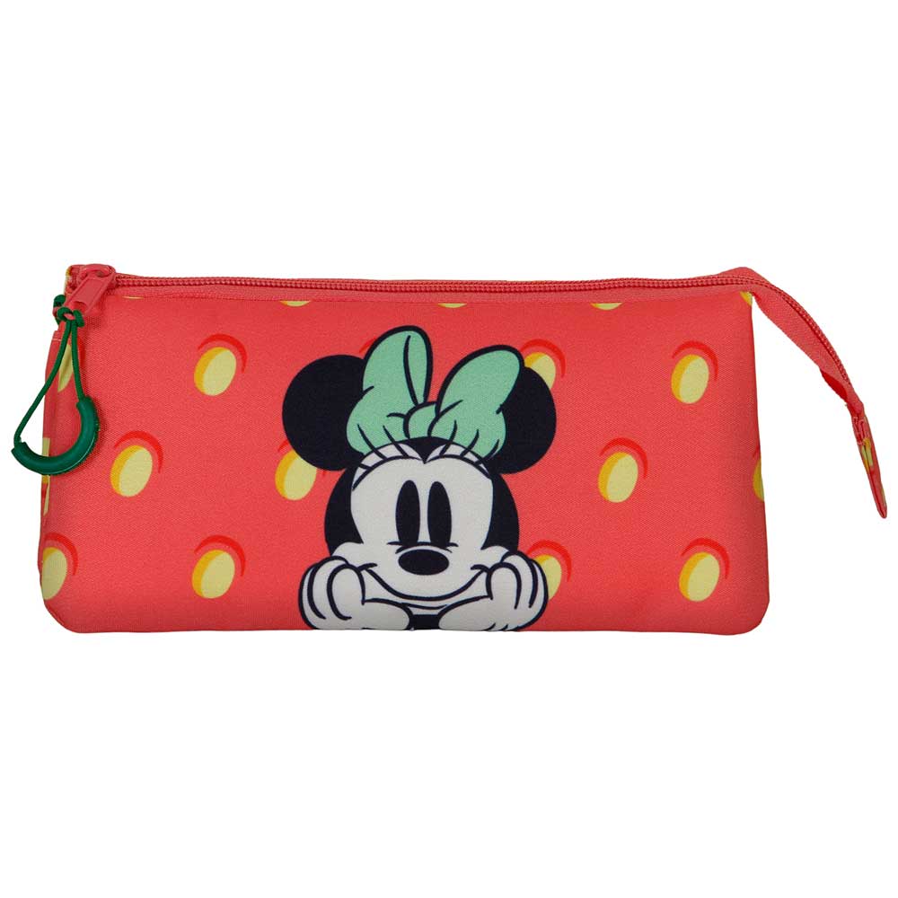Disney Minnie Mouse Fresh-Estuche Portatodo Triple, Rosa - Imagen 3