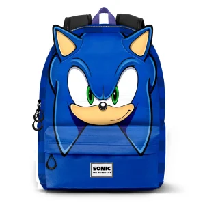 Sonic The Hedgehog Sight-Mochila Pequeña HS Heady FAN, Azul