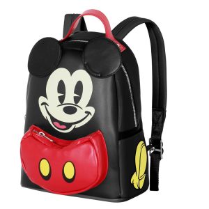 Disney Mickey Mouse Face-Mochila Heady, Multicolor
