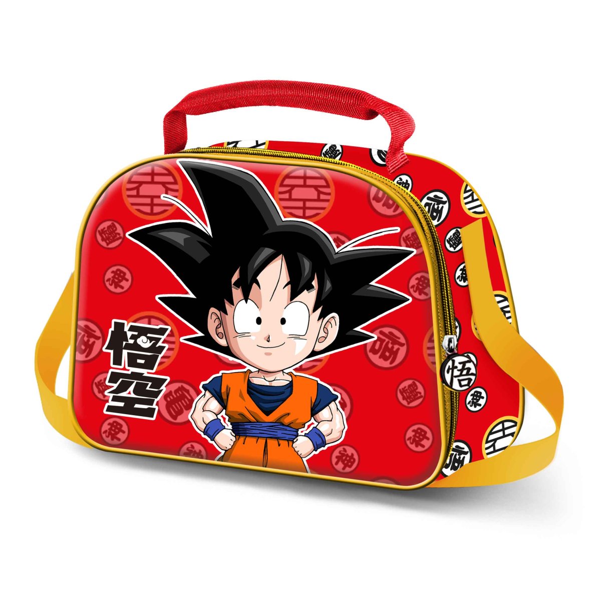 Dragon Ball (Bola de Dragón) Kintoun-Bolsa Portamerienda, Rojo - Imagen 2
