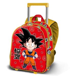 Dragon Ball (Bola de Dragón) Kintoun-Mochila con Ruedas Pequeña, Rojo