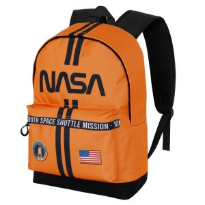NASA Lines – Mochila Escolar HS FAN 2.2, Naranja | Licencia Oficial