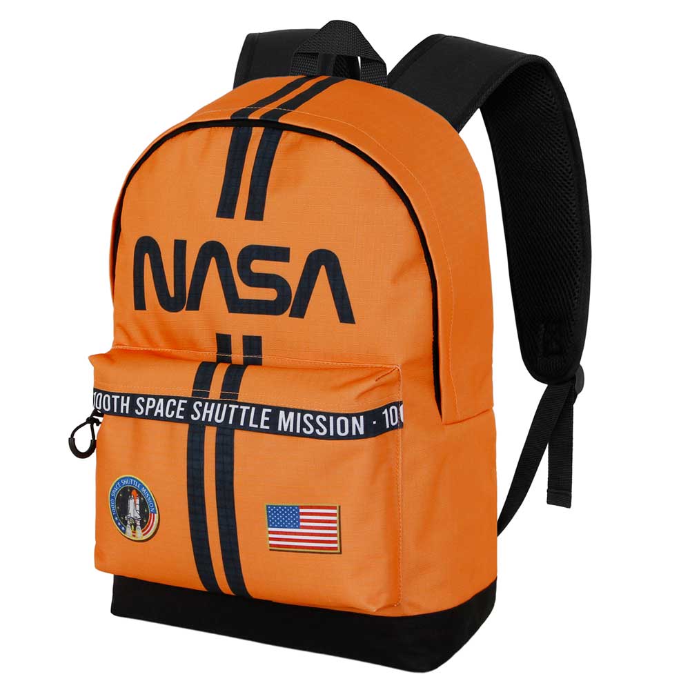NASA Lines – Mochila Escolar HS FAN 2.2, Naranja | Licencia Oficial