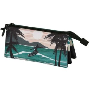 PRODG California-Estuche Portatodo Triple, Multicolor