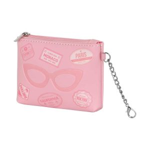 Barbie Travel-Monedero & Tarjetero, Rosa