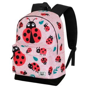 Oh My Pop! Ladybug-Mochila HS FAN 2.2, Rosa