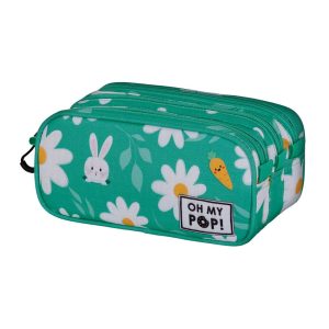 Oh My Pop! Blooming-Estuche Portatodo Trick FAN 2.2, Turquesa