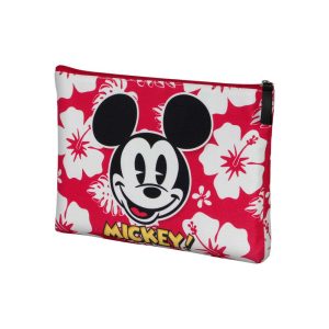 Disney Mickey Mouse Hawaii-Neceser de Playa Soleil, Rojo