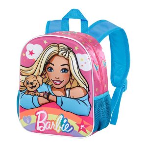 Barbie Rainbow-Mochila 3D Pequeña, Rosa