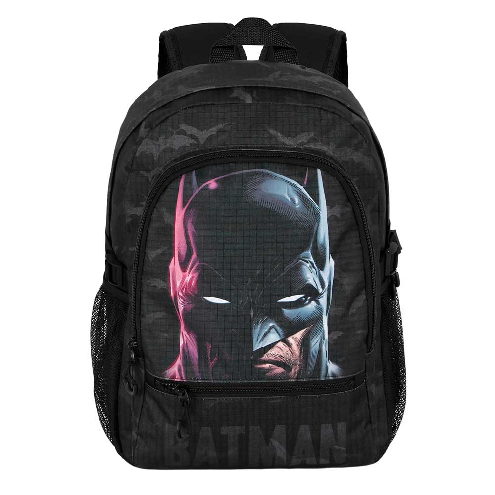 DC Comics Batman Face-Mochila Fight FAN 2.2, Negro - Imagen 3
