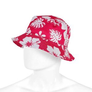 Karactermania Hawaii-Gorro Infantil Bucket, Rojo