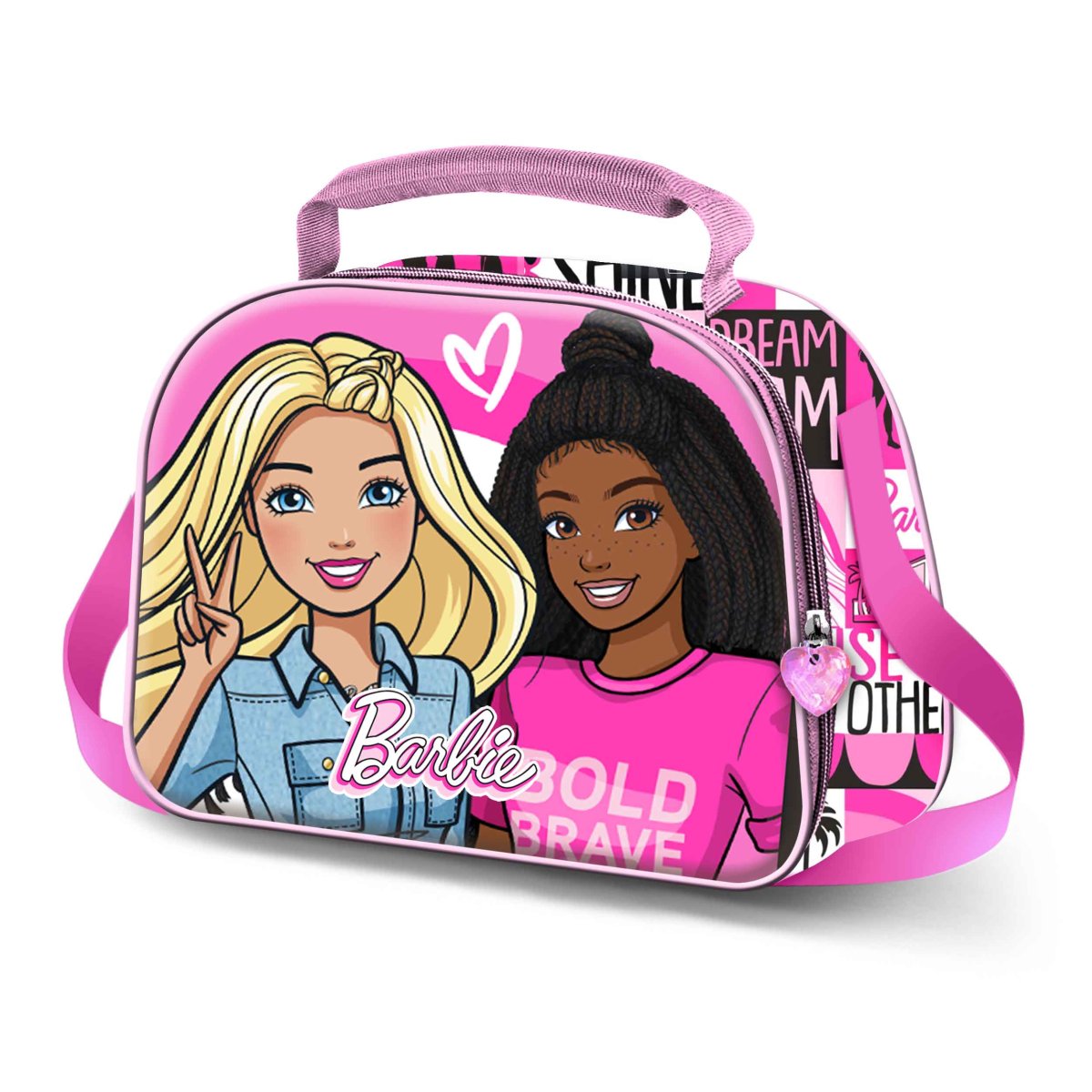 Barbie Brave-Bolsa Portamerienda 3D, Rosa - Imagen 2