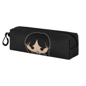 Wednesday Miércoles Cute-Estuche Portatodo Cuadrado FAN 2.2, Gris