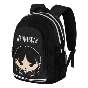 Wednesday Miércoles Cute-Mochila Running PLUS, Gris