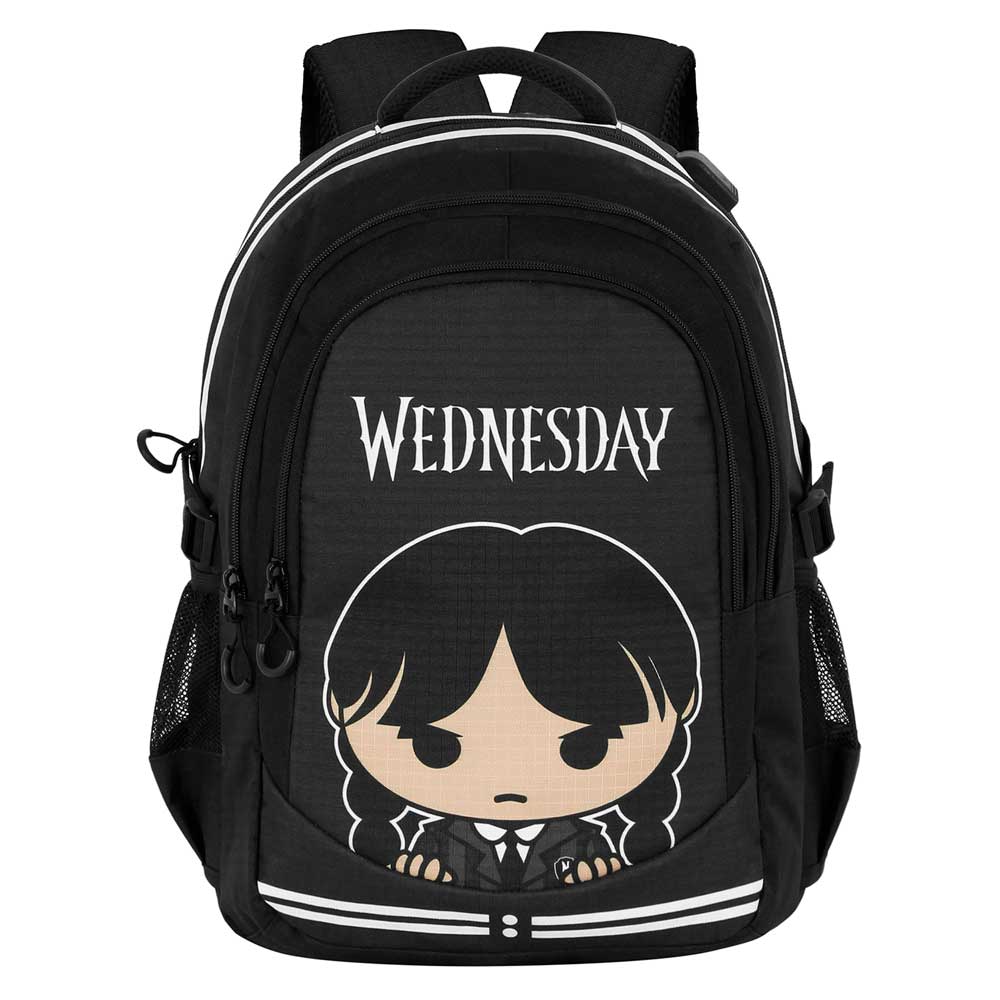 Wednesday Miércoles Cute-Mochila Running PLUS, Gris - Imagen 3