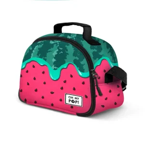 Oh My Pop! Melty Melon-Bolsa Portamerienda Thermal Lunch Bag, Verde