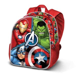 Marvel Los Vengadores Massive-Mochila Basic, Multicolor